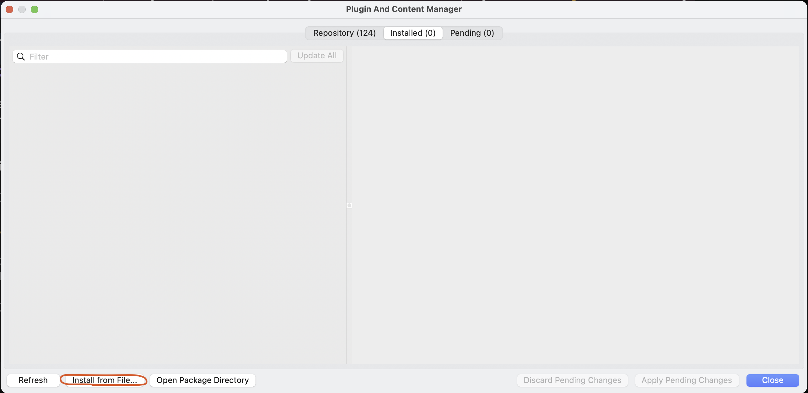 Install from File